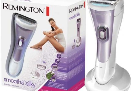 Bikini Trimmer REMINGTON WDF4840, acumulator, 30 min, alb - sidefat