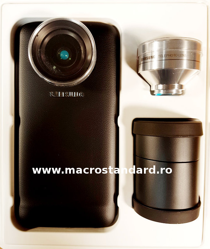 Protectie spate si obiectiv foto Samsung ET-CG930DBEGWW pentru Galaxy S7