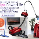 Aspirator cu sac Philips PowerLife FC832209 3L 750W