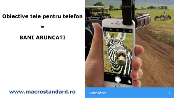 Nu dati banii pe orice obiective de conversie tele pentru telefon!
