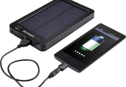 Încărcător solar cu 2 porturi USB, 6000 mAh, Voltcraft SL-5