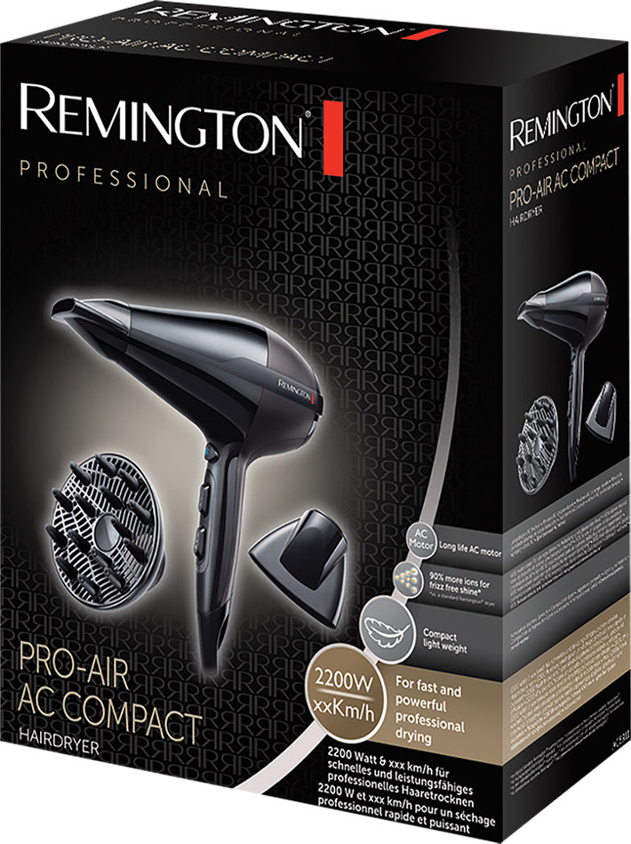 Uscator de par Remington AC5911, 2200W, 2 viteze, 3 nivele de temperatura