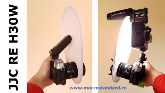 Cum poti utiliza in filmare difuzorul universal pentru blit JJC RE H30W