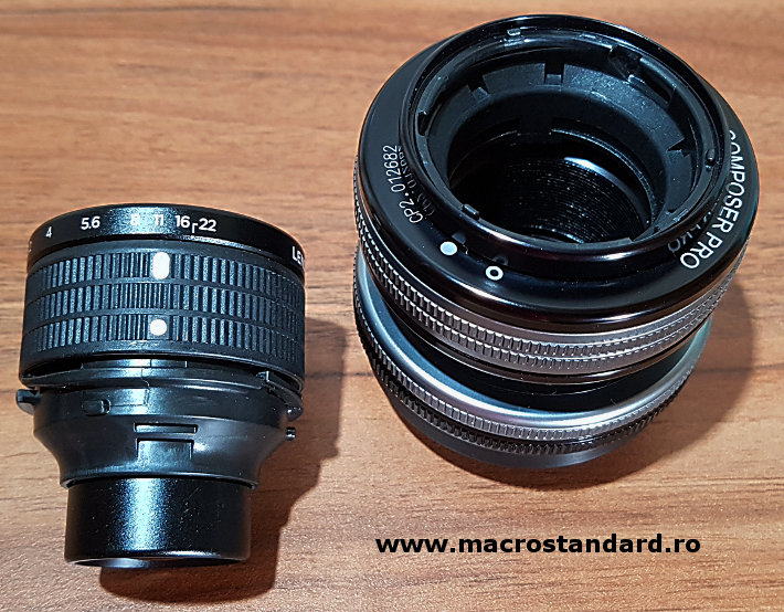 Lensbaby COMPOSER PRO II Edge 50 - bloc optic si obiectiv