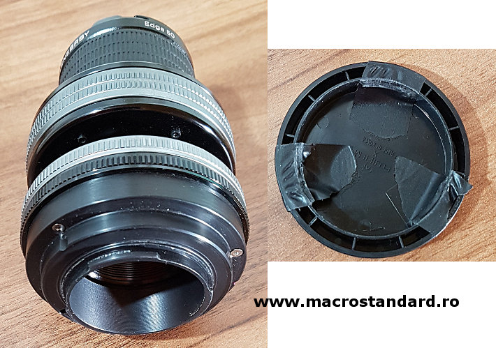 Lensbaby COMPOSER PRO II Edge 50 - apac spate bandajat ca sa nu mai cada