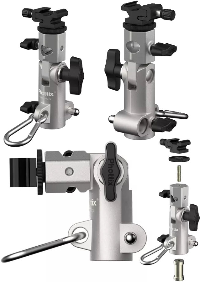 Phottix Varos Pro S - suport umbrela si blit