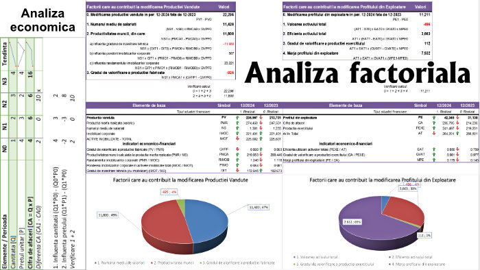 Analiza factoriala - Punctul determinant in analiza economica