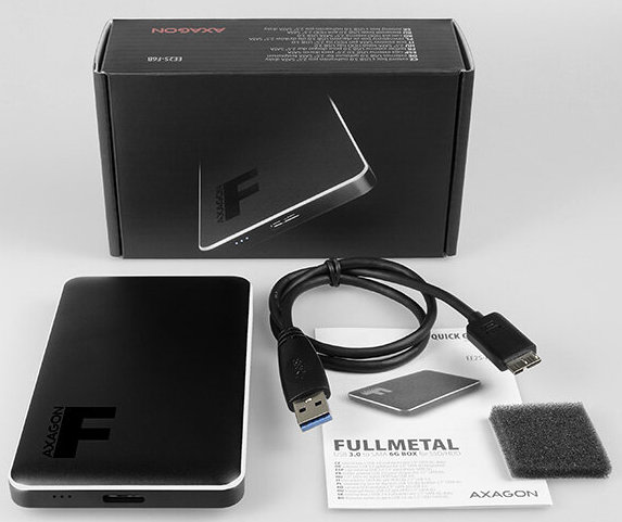 Axagon Rack HDD aluminiu USB 3.0, compatibil cu HDD 2.5" SATA3