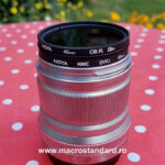 Obiectiv Fujifilm 50mmF2 cu doua filtre Hoya 46mm