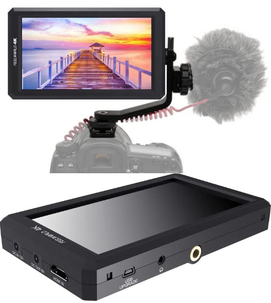 Feelworld F6 Monitor IPS 4K 5.7" cu Brat Articulat