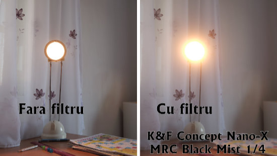 Filtru cinematic K&F Concept Nano-X MRC Black Mist 1/4 KF01.1519