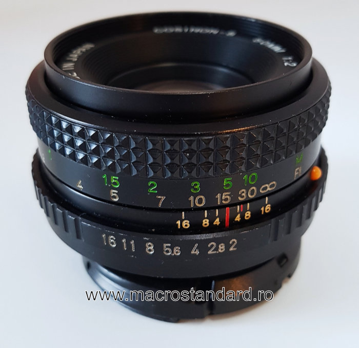 Obiectiv foto retro Cosina Cosinon-S 50mm F2.0