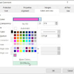 Excel Format Comment