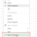 Excel insert comment
