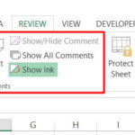 Excel tab-ul Review New Comment