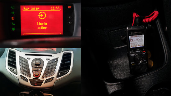 Cum ascult muzica in masina fara modulator FM, doar din telefon si reportofon prin intrarea AUX