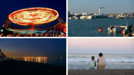 Am fost in zona Belona din statiunea Eforie Nord plus atmosfera de seara de pe plaja si din oras