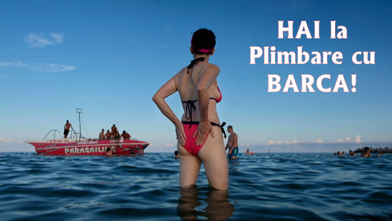 Hai la plimbare cu barca Lola pe Marea Neagra!