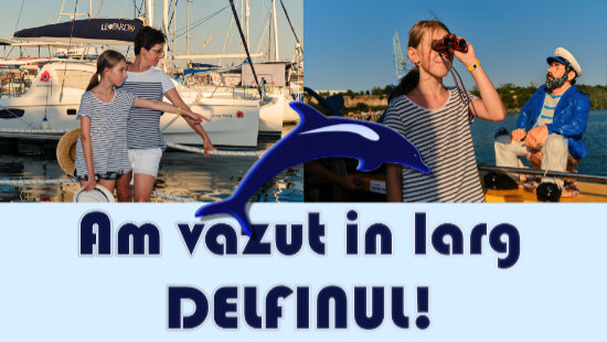 Hai cu noi pe vaporas prin Portul Turistic Mangalia sa vezi DELFINUL din golf si vapoarele din port!