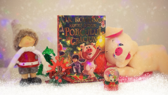 Film: Maretele aventuri ale Porcului de Craciun - J.K. Rowling - Scurta lectura din carte si animatie