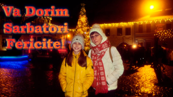 Va Dorim Sarbatori Fericite 2021! Merry Christmas! ... de la Sighisoara