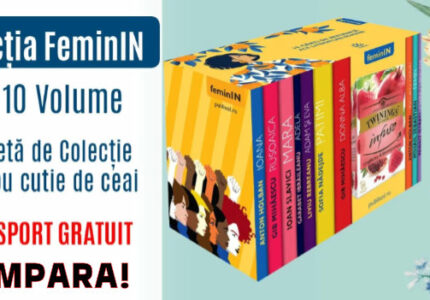 Colectia Feminin. Set 10 Volume + Caseta de Colectie + Cadou Cutie de ceai Twinings