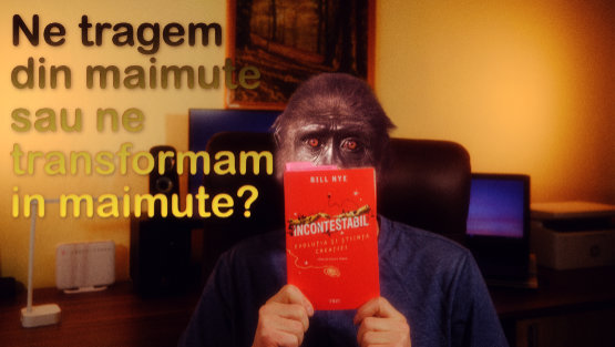 Click aici pentru vizualizare Evolutia si stiinta creatiei de Bill Nye. Ne tragem din maimute sau ne transformam in maimute? Evolutia si stiinta creatiei de Bill Nye. Ne tragem din maimute sau ne transformam in maimute?