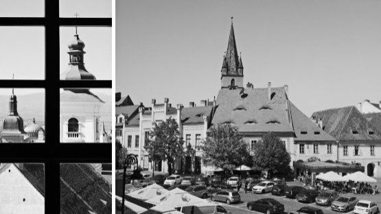 Vedere din Turnul Sfatului Sibiu 2018