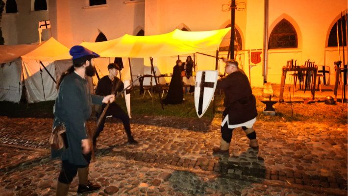 Festivalul Sighișoara Medievală 2024 - Demonstrații de lupte cu Paladinii de Terra Medies