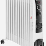 Calorifer electric cu ulei Heinner HOH-YV13BK, 2500W, 13 elementi, 3 trepte (Alb)