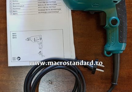 Masina de gaurit MAKITA 6413 450W 3000rpm mandrina 10 mm