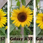 Poza comparativa Samsung Galaxy A32 5G cu Samsung Galaxy A71 4G si Galaxy S7