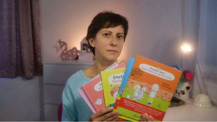 Recenzie 6 carti de dezvoltare personala a copiilor: Prietenii si Emotiile Sarei de Cecile Alix