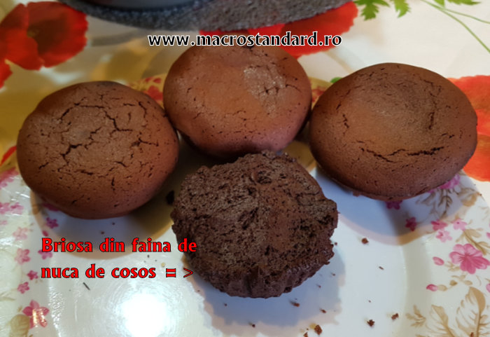 Briose din faina de nuca de cocos
