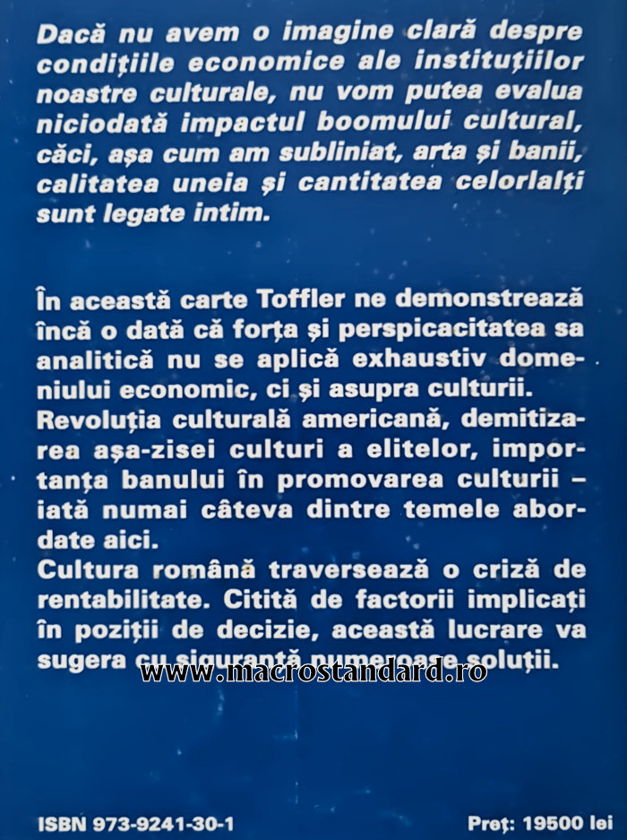 Consumatorii de cultura de Alvin Toffler