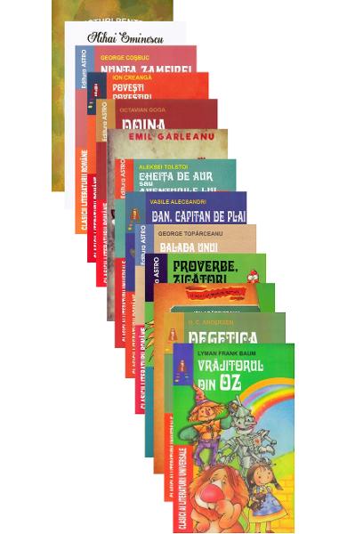 Pachet 13 carti pentru vacanta elevilor Clasa 2