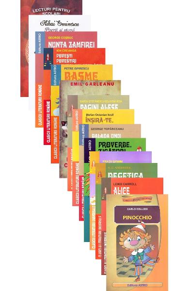 Pachet 14 carti pentru vacanta elevilor Clasa 1