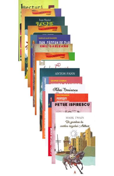 Pachet 14 carti pentru vacanta elevilor Clasa 5