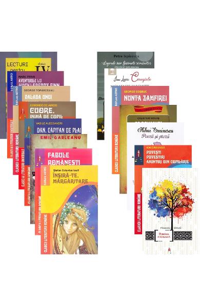 Pachet 15 carti pentru vacanta elevilor Clasa 4