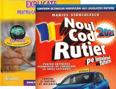 Pachet 2023 Noul cod rutier pe intelesul tuturor + Intrebari de examen explicate + CD Marius Stanculescu