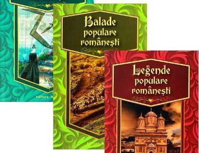 Pachet 3 carti basme, balade, legende populare romanesti