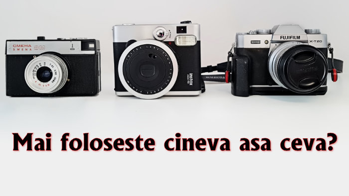Cu ce crezi ca se va fotografia si filma in viitor? Ce dispozitiv folosesti in prezent?
