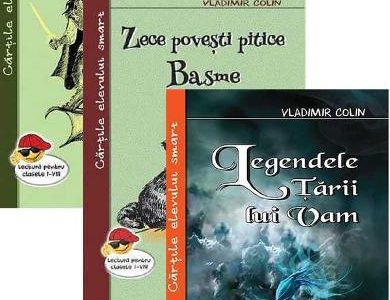 Pachet Basmele omului + Zece povesti pitice + Legendele tarii lui Vam Vladimir Colin
