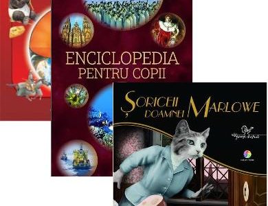 Pachet Enciclopedia pentru copii + Enciclopedia stiintelor + Soriceii doamnei Marlowe