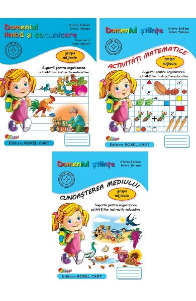 Pachet educational 3 carti Grupa mijlocie Cristina Beldianu, Estera Tintesan