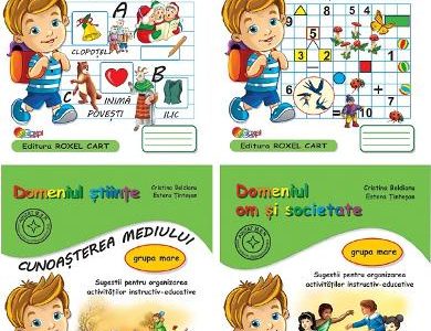 Pachet educational 4 carti Grupa mare Cristina Beldianu, Estera Tintesan