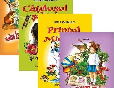 Pachet poezii ilustrate pentru copii Otilia Cazimir, Elena Farago, Nina Cassian