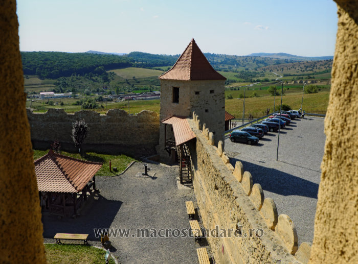 Vedere din Turn in Cetatea Rupea