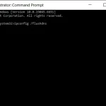 cmd ipconfig flushdns